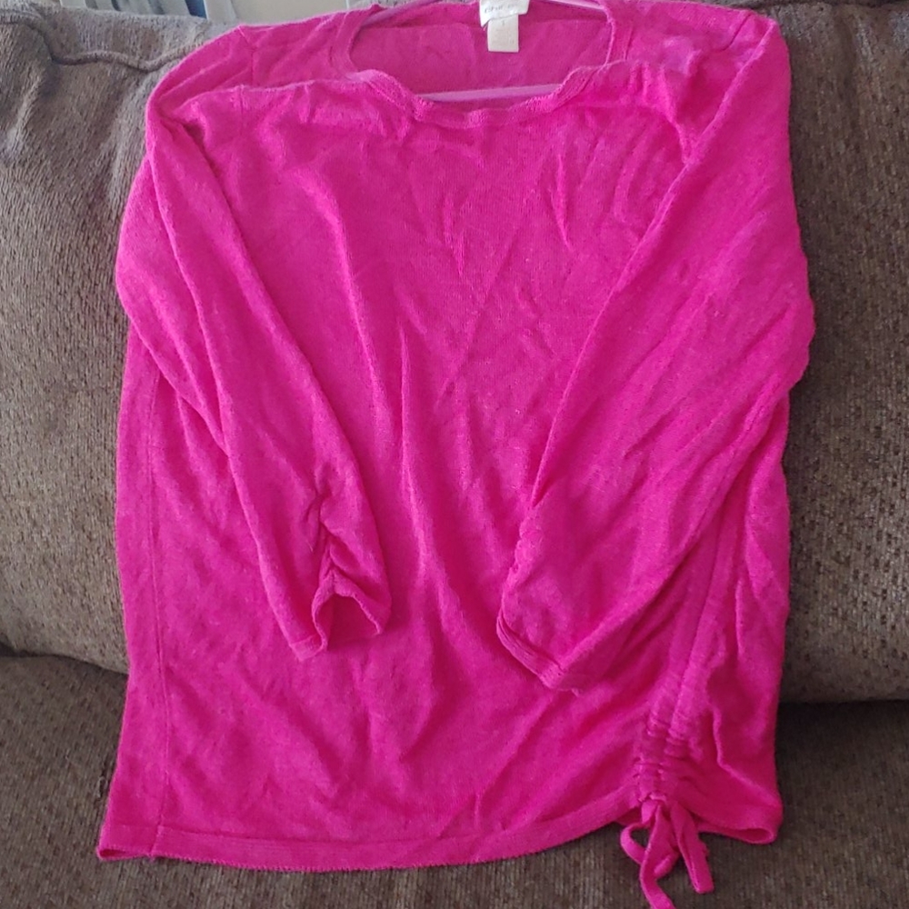 Pink blouse